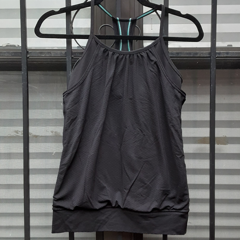 Ivivva girls double layered workout tank top